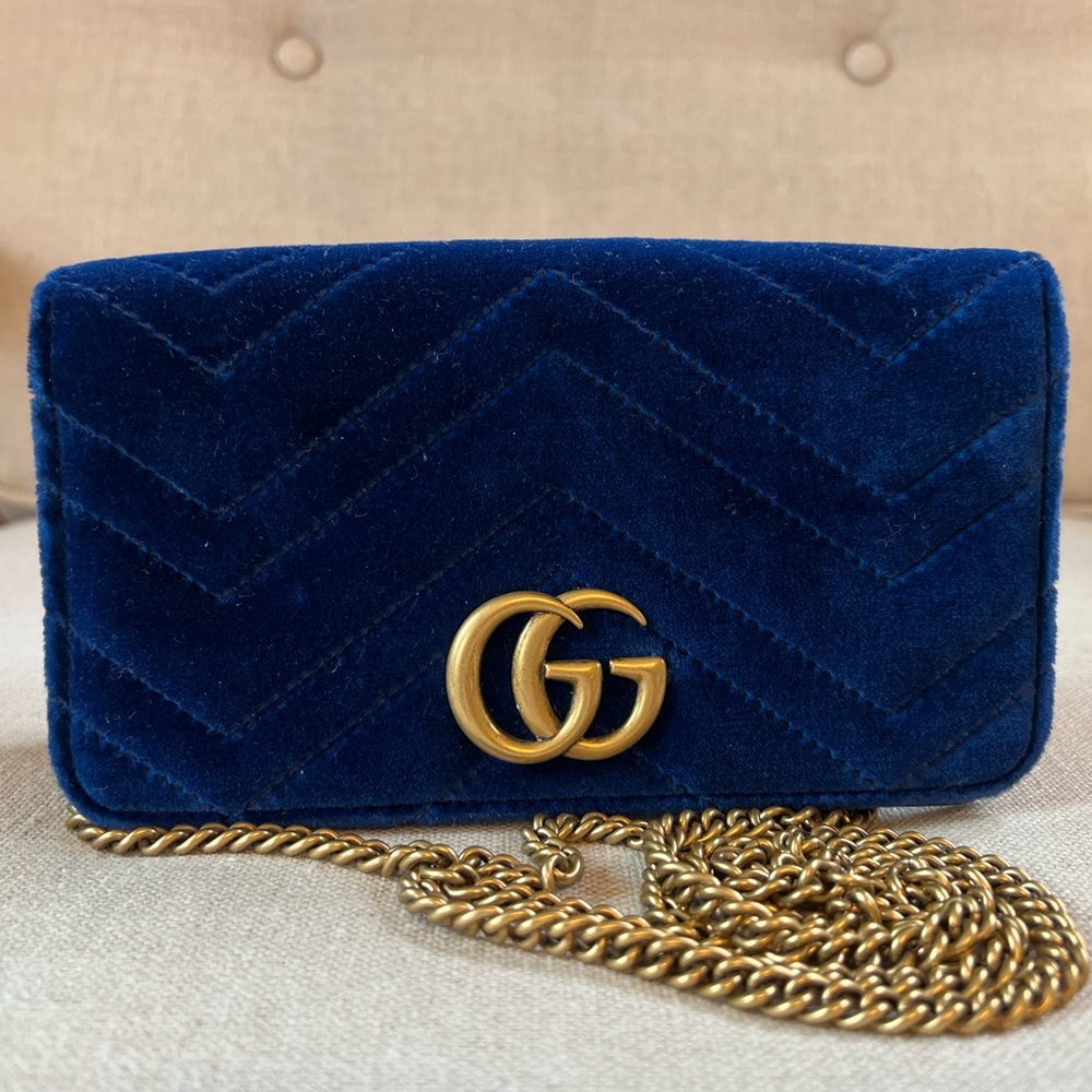 [SOLD] Gucci Blue Mini Bag